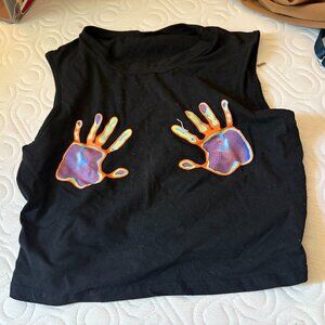 M Graphic cropped t-shirt